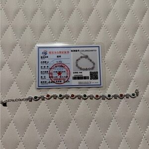 Elegant Multicolor Gemstone Wave Bracelet - Women Jewelry